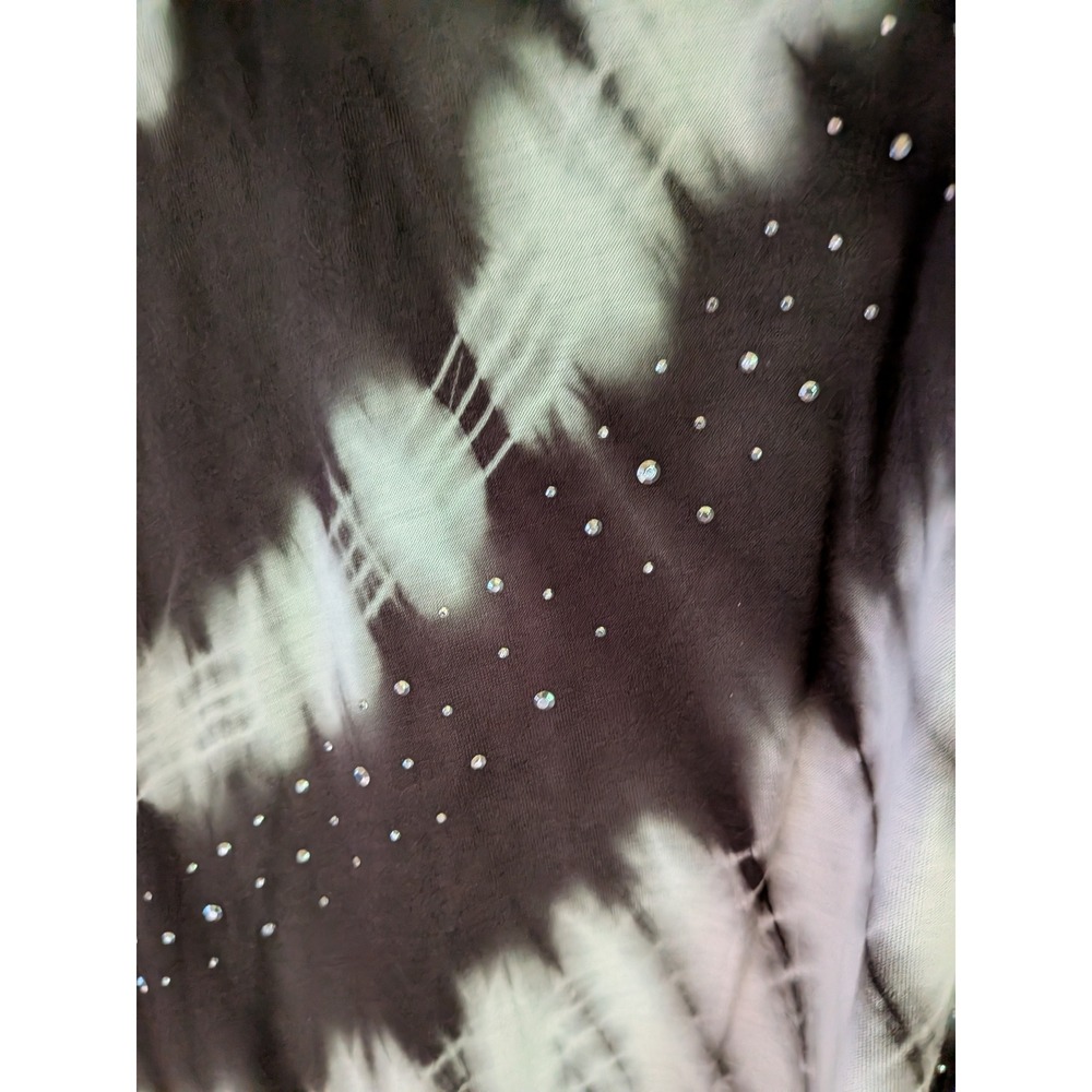 Maxi Skirt / Sleeveless Dress Convertible XS Boho Tie Dye Rhinestone Festival - Picture 4 of 9